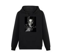 Pullover Warm Hoodies Leonardo Dicaprio Hoody Hot Sexy Cute Poster Hoodie Black XL
