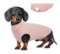 Pullover Warm Vet's Best Dog Sweater - Pink Fleece, Large Stretchable, Medium Dog Jacket for Dachshunds, French Bulldogs, Mini Schnauzers