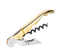 PULLTAP'S Genuine Classic 500 Two-Stroke Corkscrew for Professional Use, Gold (Flash Gold 24K), Patented and Made in Spain