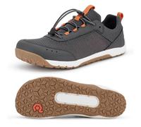 Pulltop Men's Barefoot Water Shoes | Quick-Dry | Lightweigh Wide Zero Drop Self-Draining Sole Amphibious Sneakers, Wt08|dark-gray, 8 Wide