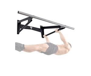 PULLUP & DIP - Muscle Up Pull-Up Bar for Wall - Outdoor & Indoor | Calisthenics | Stainless Steel Weatherproof Pull-Up Bar for Front Lever, Back Lever & Home Gym