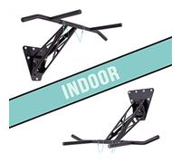 PULLUP Premium Indoor & Outdoor Pull Up Dip Bar, Portable & Wall Mounted, Over 30 Exercises