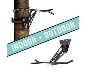 PULLUP Premium Indoor & Outdoor Pull Up Dip Bar, Portable & Wall Mounted, Over 30 Exercises