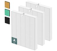 Pulluty 115115 HEPA Replacement Filter A for Winix Plasmawave Air Purifier C535 5300 5300-2 6300 6300-2 P300 AM90 C909 9800,H13 True HEPA Size 21 Filters,3 Pack,White