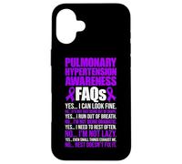 Pulmnary Hypertension PH Warrior FAQs Case for iPhone 16 Plus