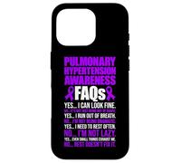 Pulmnary Hypertension PH Warrior FAQs Case for iPhone 16 Pro