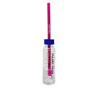 PULMO-TRAIN Voice Silicone Tube Set for Voice Training in Various Colours - Hose, Bottle and Holder - Suitable for Speech, Vocal Training and Speech Training (Pink, 1 Set)