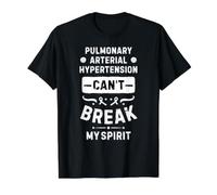 Pulmonary Arterial Hypertension Can't Break My Spirit Value Graphic T-Shirt, Men, Black, L