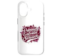 Pulmonary Embolism awareness flowers Case for iPhone 17