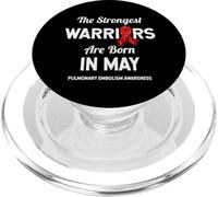 Pulmonary Embolism Awareness May Birthday PopSockets PopGrip for MagSafe