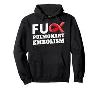 Pulmonary Embolism Awareness Warrior PE Supporter Gift Pullover Hoodie