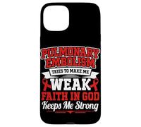 Pulmonary Embolism Warrior Case for iPhone 15 Plus
