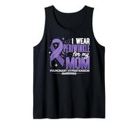 Pulmonary Hypertension Awareness Mom I Wear Periwinkle Tank Top