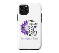 Pulmonary hypertension Awareness sunflower purple ribbon Case for iPhone 11 Pro