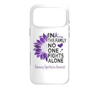 Pulmonary hypertension Awareness sunflower purple ribbon Case for iPhone 17 Pro Max