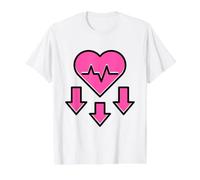 Pulmonary Hypertension High Blood Pressure Value Graphic T-Shirt, Men, White, S