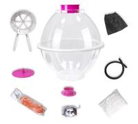 PULO CP Mfg Hot Pink Balloon Stuffing Tool Kit Balloon Stuffing Machine Stuffer Set for Filling Gift Decoration DIY Stuff Balloons Dia. 37cm with Balloon Expander Tool