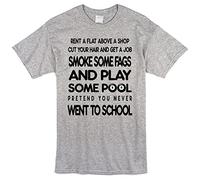 Pulp Common People Lyrics T-Shirt 90s Music Song Fan Tee - Mens or Ladies Style Grey