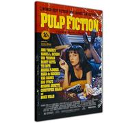 Pulp Fiction 1994 Movie Poster, Canvas Wall Art, Wall Art Picture Print for Living Room and Bedroom (102cm x 77cm / 40x30inch)