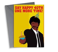 Pulp Fiction 40th birthday birthday card, say birthday one more time!