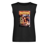 Pulp Fiction 90'S Classic Vintage Movie Sleeveless T-Shirt Mens Black Tee Gift New from US Size Black M