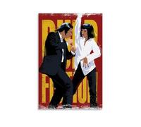 Pulp Fiction Anti Splash Art Posters Living Room And Bedroom Hanging Paintings Suitable for Multiple Scenarios No Need for Punching Easy to Install Suitable for Gifts And Personal UseUnframe-style16x2