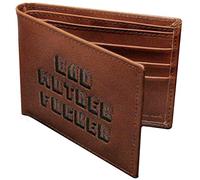 Pulp Fiction Bad Mother F**ker Embroidered Brown Leather Wallet