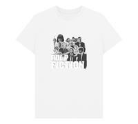 Pulp Fiction Cast Graphic White T-Shirt | Size: Large Pulp Fiction White L