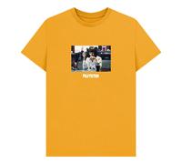 Pulp Fiction Mia Wallace Gold Unisex T-Shirt in Mustard | Size: Medium Pulp Fiction Mustard M