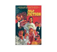 Pulp Fiction Movie Posters Canvas Print Aesthetic Wall Art Modern Home Decor for Bedroom Living Room12x18inch(30x45cm) Unframe-style