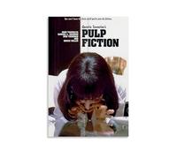 Pulp Fiction Movie Posters Canvas Print Aesthetic Wall Art Modern Home Decor for Bedroom Living Room12x18inch(30x45cm) Unframe-style