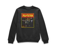 Pulp Fiction Official Say What Again Sweatshirt - Black Pulp Fiction Black One Size