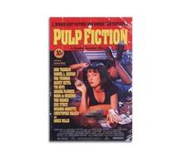 Pulp Fiction Poster Canvas Posters Wall Art Print Aesthetic Living Room Decor Painting Poster for Home Office Decorations 12x18inch(30x45cm)