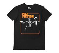 Pulp Fiction T-Shirt (Guns Design) Medium Unisex Novelty T Shirt, Womens and Mens Clothing - Official Merchandise Black