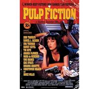Pulp Fiction Uma On Bed Maxi Poster Multicoloured 91.5cm x 61cm