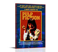Pulp Fiction Waterproof Canvas Poster Wall Art HD UV Resistant Print Suitable for Living Rooms And Hallways And Makes A Great GiftFrame-style12x18inch(30x45cm)