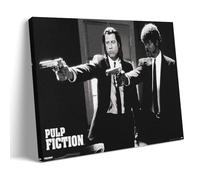 Pulp Movie Poster Fiction Music Posters for Room Aesthetic Canvas Wall Art Bedroom Decor08x12inch(20x30cm)