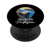 Pulpit Rock Preikestolen Norway Lysefjord Travel Hiking Gift PopSockets Adhesive PopGrip
