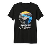 Pulpit Rock Preikestolen Norway Lysefjord Travel Hiking Gift Premium T-Shirt