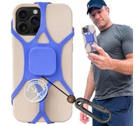 Pulpo Anti Theft Phone Leash with Retractable Dyneema Tether, Secure Phone Leash and Strap for Skiing, Kayak, Travel and Festivals, Fits Smartphones up to 6.8 Inches, Ash Lavender