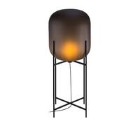 pulpo floor lamp Oda In Between, smoke grey etched/black