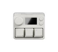 Pulsar Gaming Gears LAB XPAD MINI 3-Key Gaming Keypad, 8K Polling Rate, 0.1ms Low Latency, LCD Display, Magnetic Switch, RGB (Mini, White)