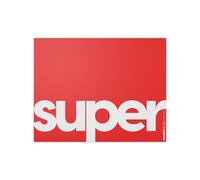 Pulsar Gaming Gears Superglide Pad v3 Type-S - Alumino-Silicate Glass Gaming Mouse Pad, Soft R-Edge, Anti-Slip Silicone Base 420mmx330mm (L, Red)