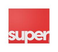 Pulsar Gaming Gears Superglide Pad v3 Type-S - Alumino-Silicate Glass Gaming Mouse Pad, Soft R-Edge, Anti-Slip Silicone Base 490mmx420mm (XL, Red)