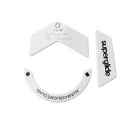 Pulsar Gaming Gears Superglide Type-C Skates for Logitech G502 X, White | Micro-Textured Control Surface, Smooth Glide, Precise Stopping Control, Durable Aluminosilicate Glass, Rounded Edges