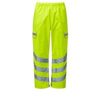 PULSAR P206TRS Waterproof Over Trouser, Yellow, X-Small, 29"