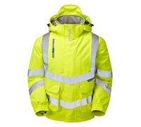 Pulsar Padded Bomber Jacket, Small, Hi-Viz Yellow
