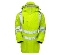 Pulsar Unlined Breathable Storm Coat, Large, Hi-Viz Yellow