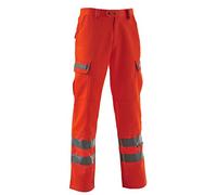 Pulsarail Combat Trouser, 30" Waist Regular Leg, Hi-Viz Orange