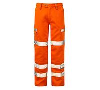 Pulsarail Combat Trouser, 46" Waist Regular Leg, Hi-Viz Orange